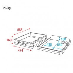 DAP D7565 Case for Pioneer DJM-V10